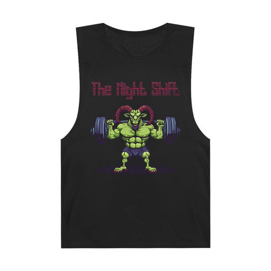 Ram Body Builder - Premium Unisex Barnard Tank Top Black Printify by The Night Shift Automotive Apparel