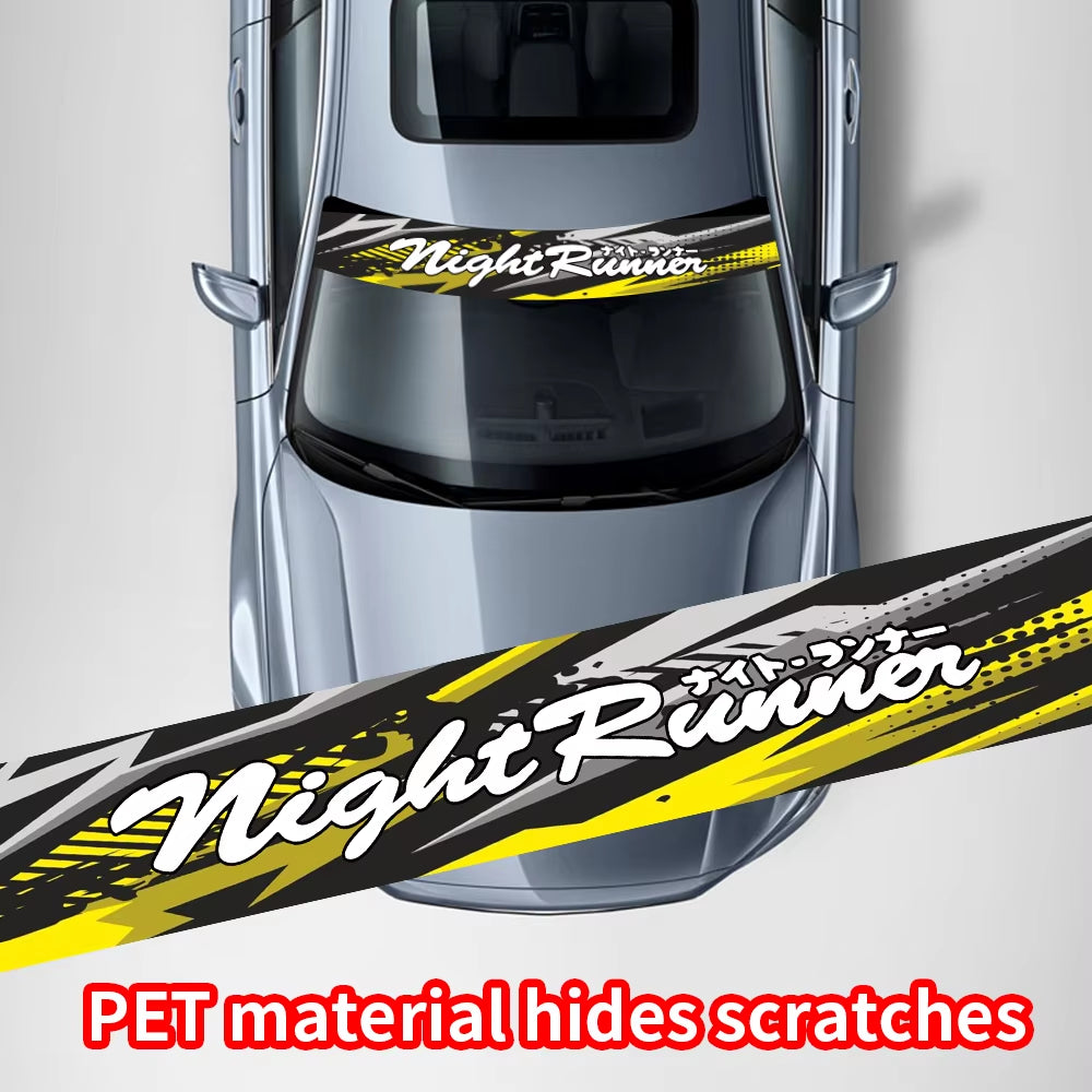 NIGHT RUNNER Windscreen Banner