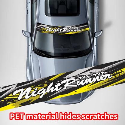 NIGHT RUNNER Windscreen Banner