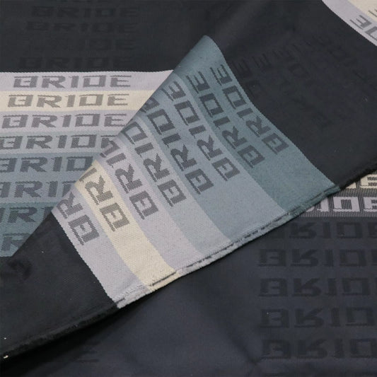1Pcs JDM Style High Quality Hyper Bride Recaro Seats Fabric Racing Car Seat Cover Headliner Door Panel Cloth 100CM X160Cm Bride Gradation The Night Shift Performance Street Gear by The Night Shift Automotive Apparel