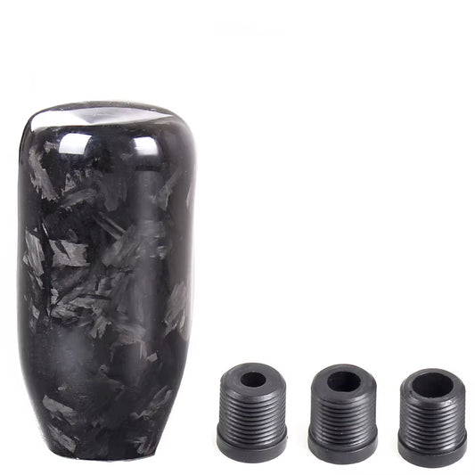 Forged Carbon Fiber Shift Knob Medium Length The Night Shift Performance Street Gear by The Night Shift Automotive Apparel