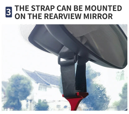 Aluminum Steering Wheel Hook with Adjustable Nylon Strap The Night Shift Performance Street Gear by The Night Shift Automotive Apparel