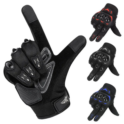 Motorcycle Gloves Full Finger Touchscreen Compatible