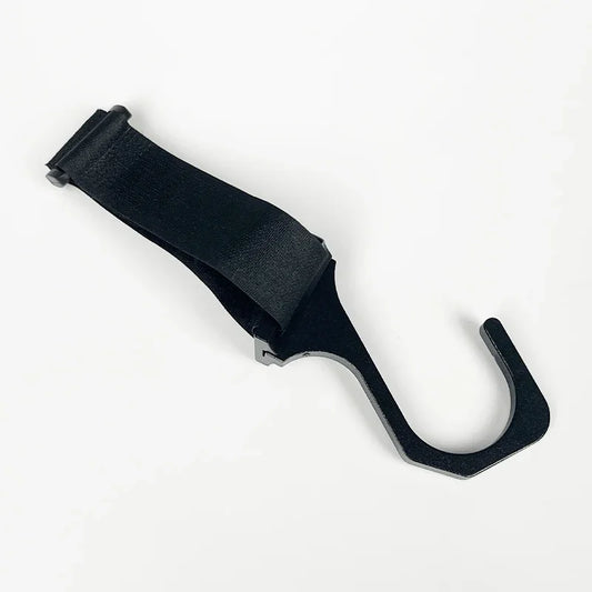 Aluminum Steering Wheel Hook with Adjustable Nylon Strap Black The Night Shift Performance Street Gear by The Night Shift Automotive Apparel