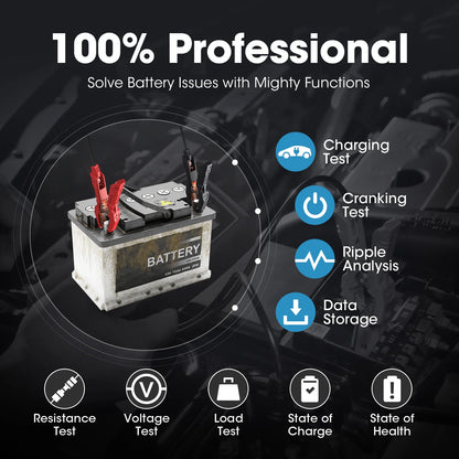 TOPDON BT200 Portable 12V Battery Tester TOPDON by The Night Shift Automotive Apparel