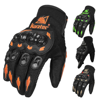 Karztec Racing/Motorcycle Riding Gloves Full-Finger Touch Screen Compatible