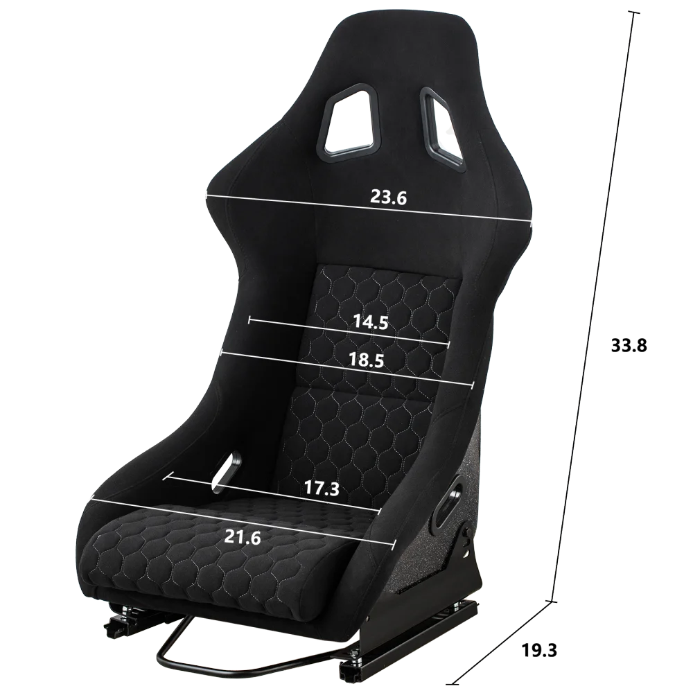 Large Universal Fiber Glass Racing Bucket Seat The Night Shift Performance Street Gear by The Night Shift Automotive Apparel