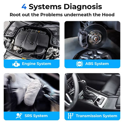 TOPDON Artidiag500 Car Diagnostic All Systems OBD2 Scanner-Engine ABS SRS Airbag Code Reader Topdon by The Night Shift Automotive Apparel