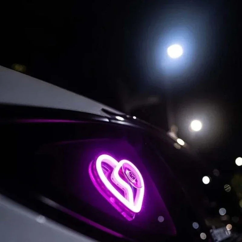 LED Broken Heart Window Light The Night Shift Performance Street Gear by The Night Shift Automotive Apparel
