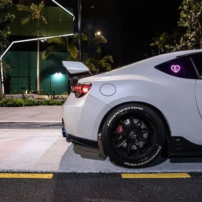 LED Broken Heart Window Light The Night Shift Performance Street Gear by The Night Shift Automotive Apparel