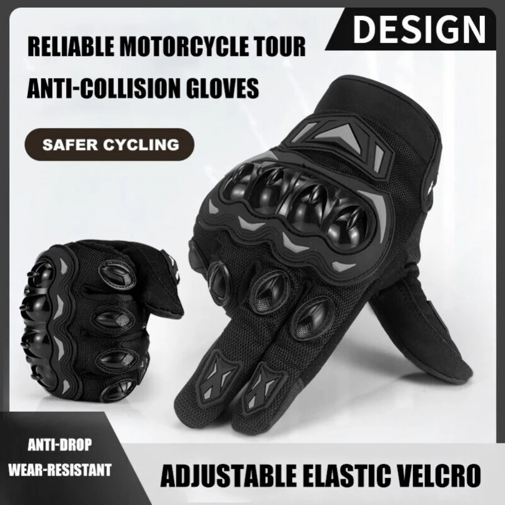 Motorcycle Gloves Full Finger Touchscreen Compatible