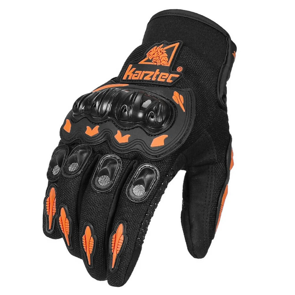 Karztec Racing/Motorcycle Riding Gloves Full-Finger Touch Screen Compatible