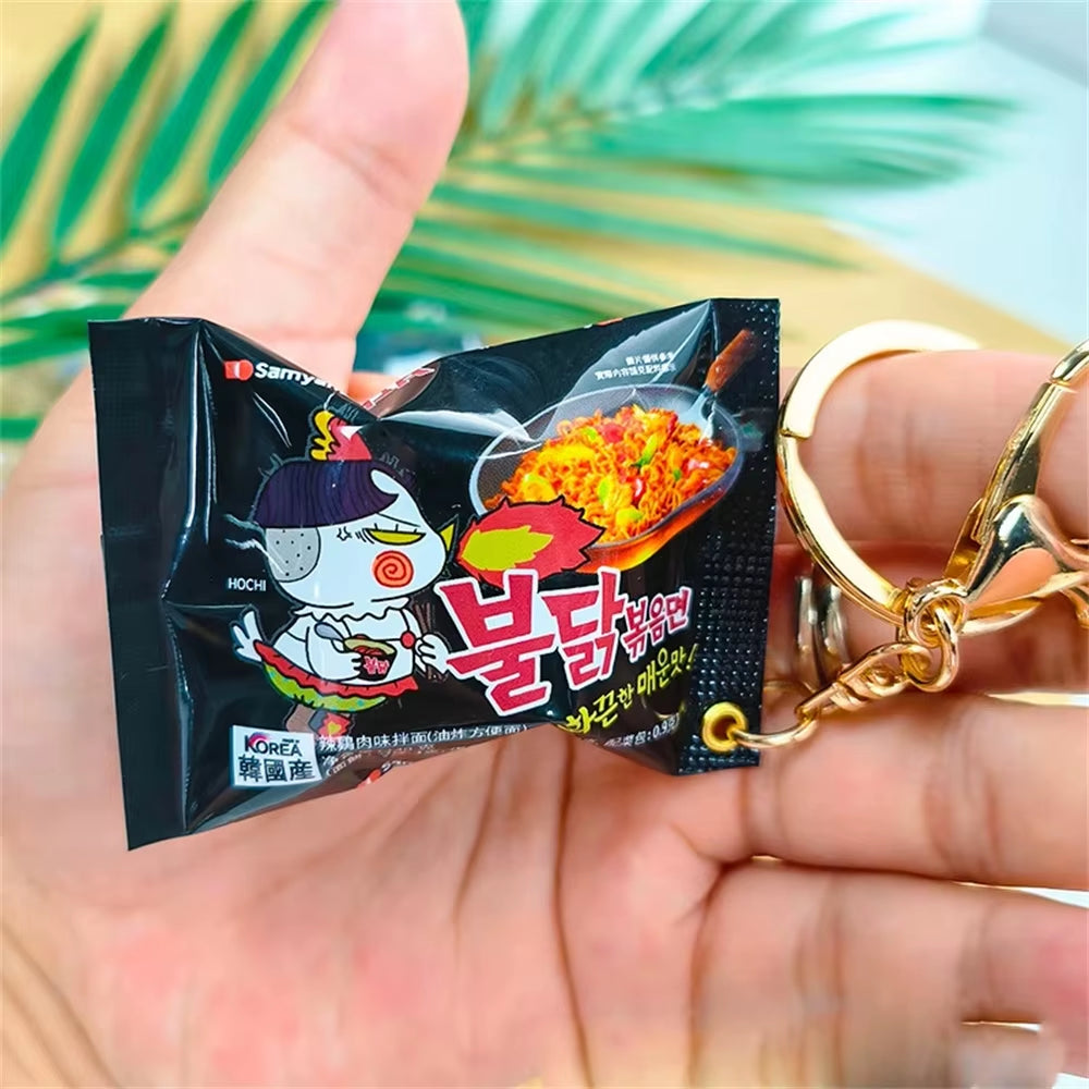 Simulation Instant Ramen Keychain