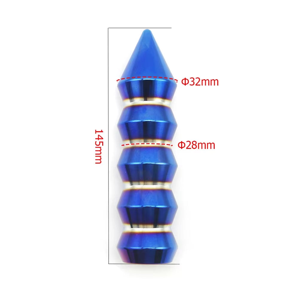 Knurled Spiked Aluminum Universal Shift Knob The Night Shift Performance Street Gear by The Night Shift Automotive Apparel