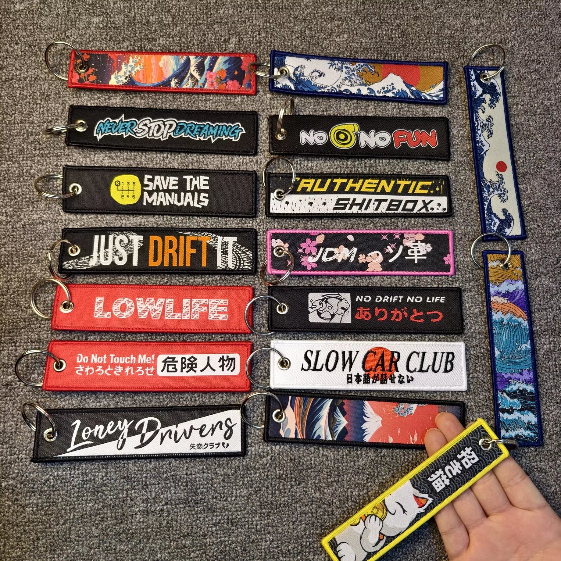 Flight Tag Key Chains