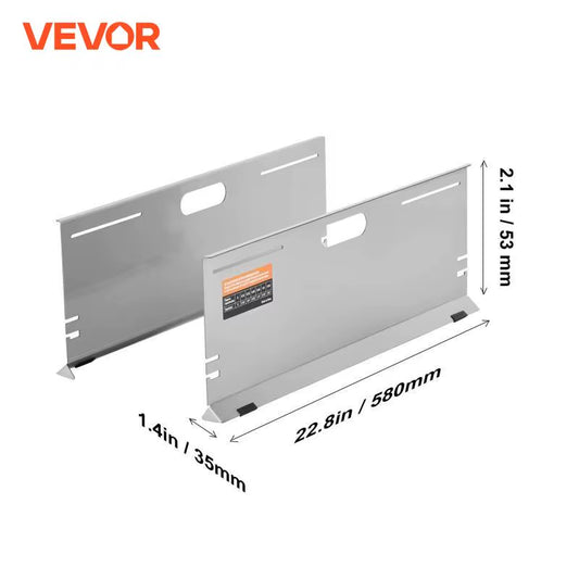 VEVOR Stainless Steel Toe Plates-Wheel Alignment Tool 2-Pack The Night Shift Performance Street Gear by The Night Shift Automotive Apparel