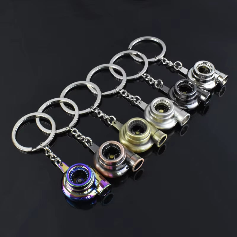 Turbocharger Metal Keychain