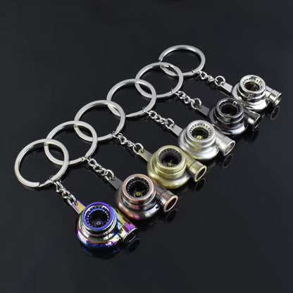 Turbocharger Metal Keychain
