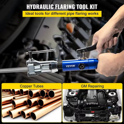 VEVOR Hydraulic Flaring Tool Kit, 45° Double Flaring Tool The Night Shift Performance Street Gear by The Night Shift Automotive Apparel