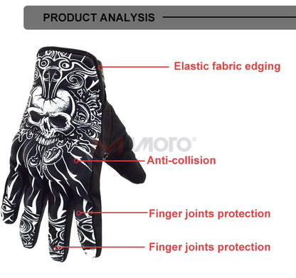 Vemar Motorcycle Riding Gloves Touchscreen Compatible