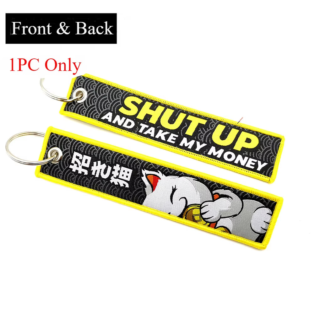 Flight Tag Key Chains