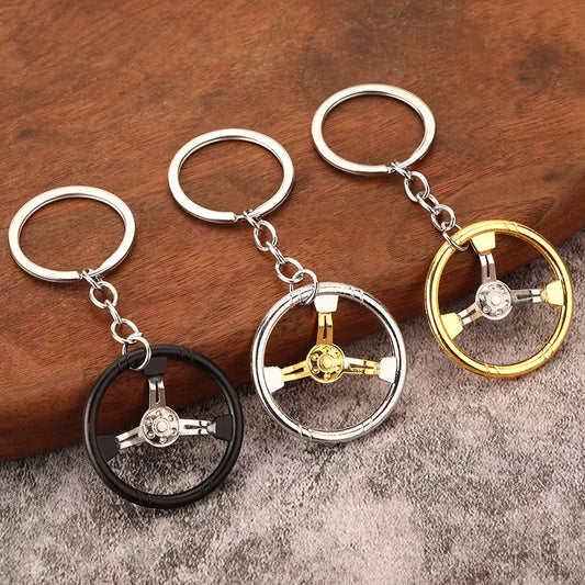 Steering Wheel Keychain (Multi-Colors)