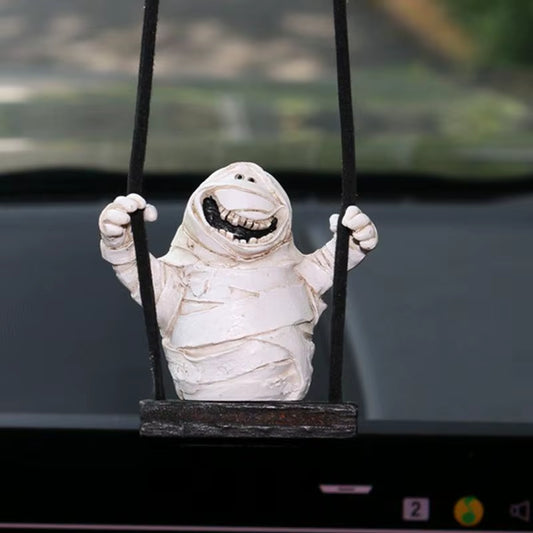 Mummy Rearview Mirror Swinging Pendant
