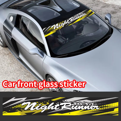 NIGHT RUNNER Windscreen Banner