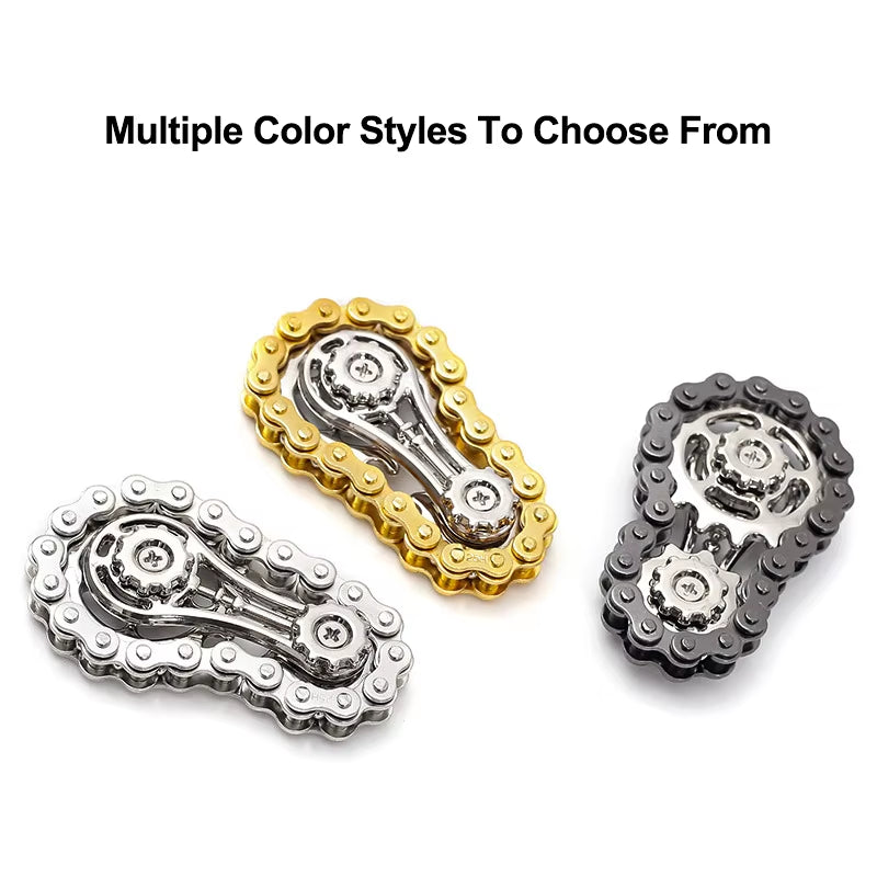 Motorcycle Chain & Sprocket Fidget Spinner