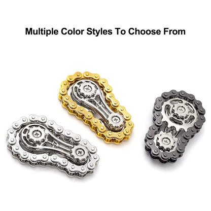 Motorcycle Chain & Sprocket Fidget Spinner