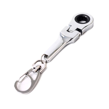 Flexible 10Mm Ratchet Wrench Keychain
