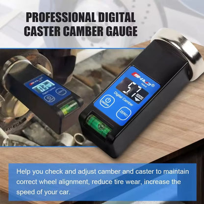 Digital Camber Alignment Check Tool -90°To+90°  with Horizontal Bubble Tube