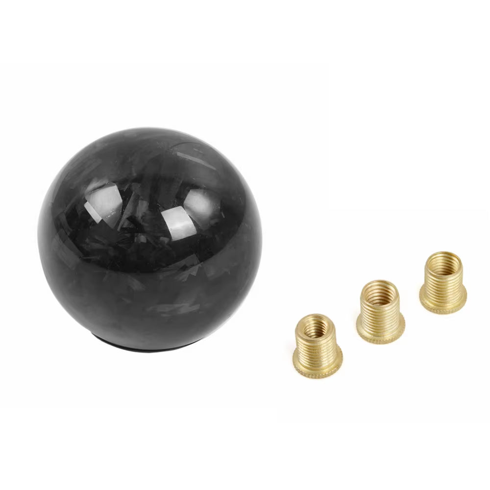 Forged Carbon Fiber Shift Knob Circular The Night Shift Performance Street Gear by The Night Shift Automotive Apparel
