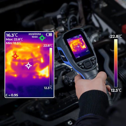 TOPDON TC004 Handheld Infrared Thermal Imaging Camera With Integrated PC Image Analysis-High Resolution Accuracy 256x192 Topdon by The Night Shift Automotive Apparel