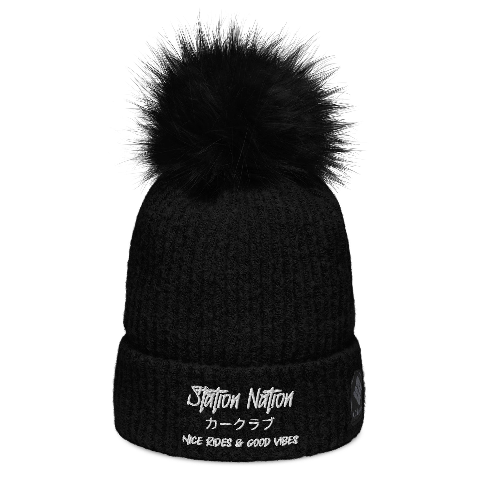 Columbia Pom-Pom Beanie Default Title The Night Shift Performance Street Gear by The Night Shift Automotive Apparel
