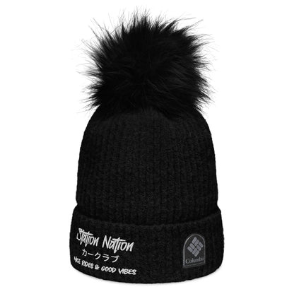 Columbia Pom-Pom Beanie The Night Shift Performance Street Gear by The Night Shift Automotive Apparel
