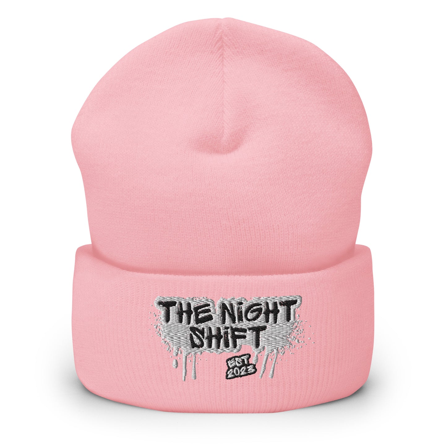 The Night Shift-Embroidered Cuffed Beanie The Night Shift Performance Street Gear by The Night Shift Automotive Apparel