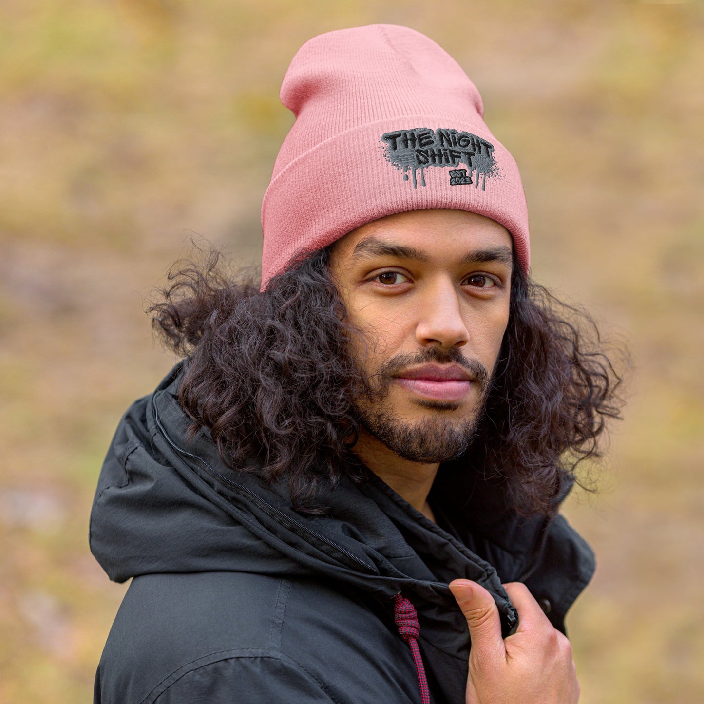 The Night Shift-Embroidered Cuffed Beanie The Night Shift Performance Street Gear by The Night Shift Automotive Apparel