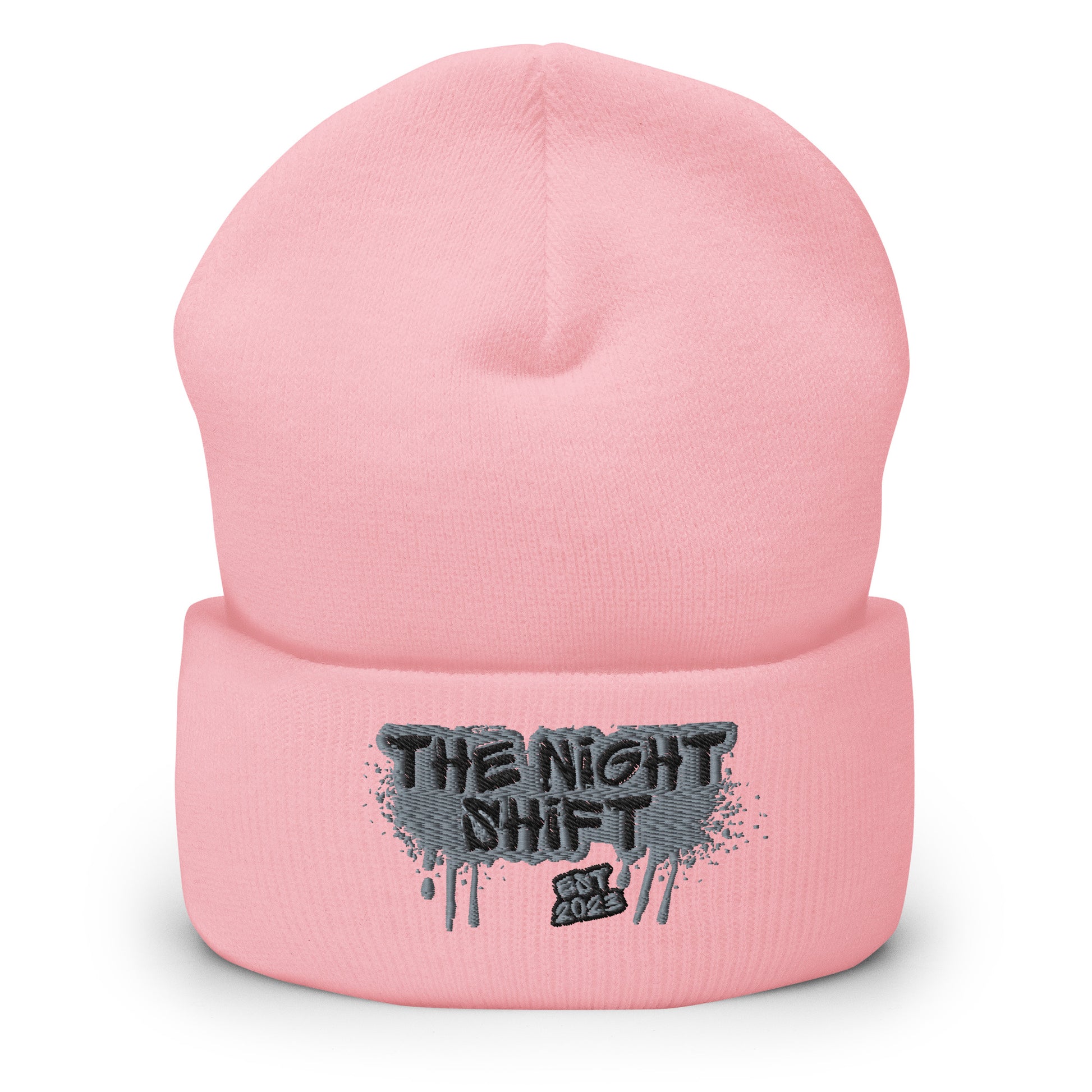 The Night Shift-Embroidered Cuffed Beanie The Night Shift Performance Street Gear by The Night Shift Automotive Apparel