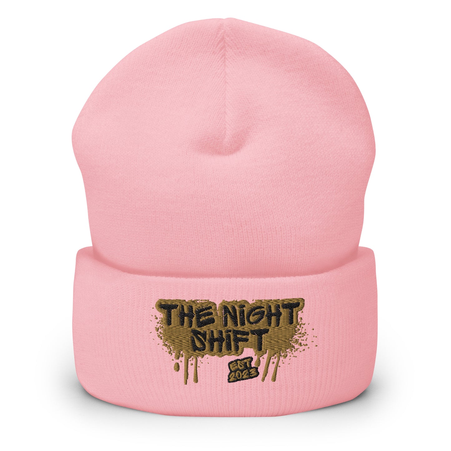 The Night Shift-Embroidered Cuffed Beanie The Night Shift Performance Street Gear by The Night Shift Automotive Apparel
