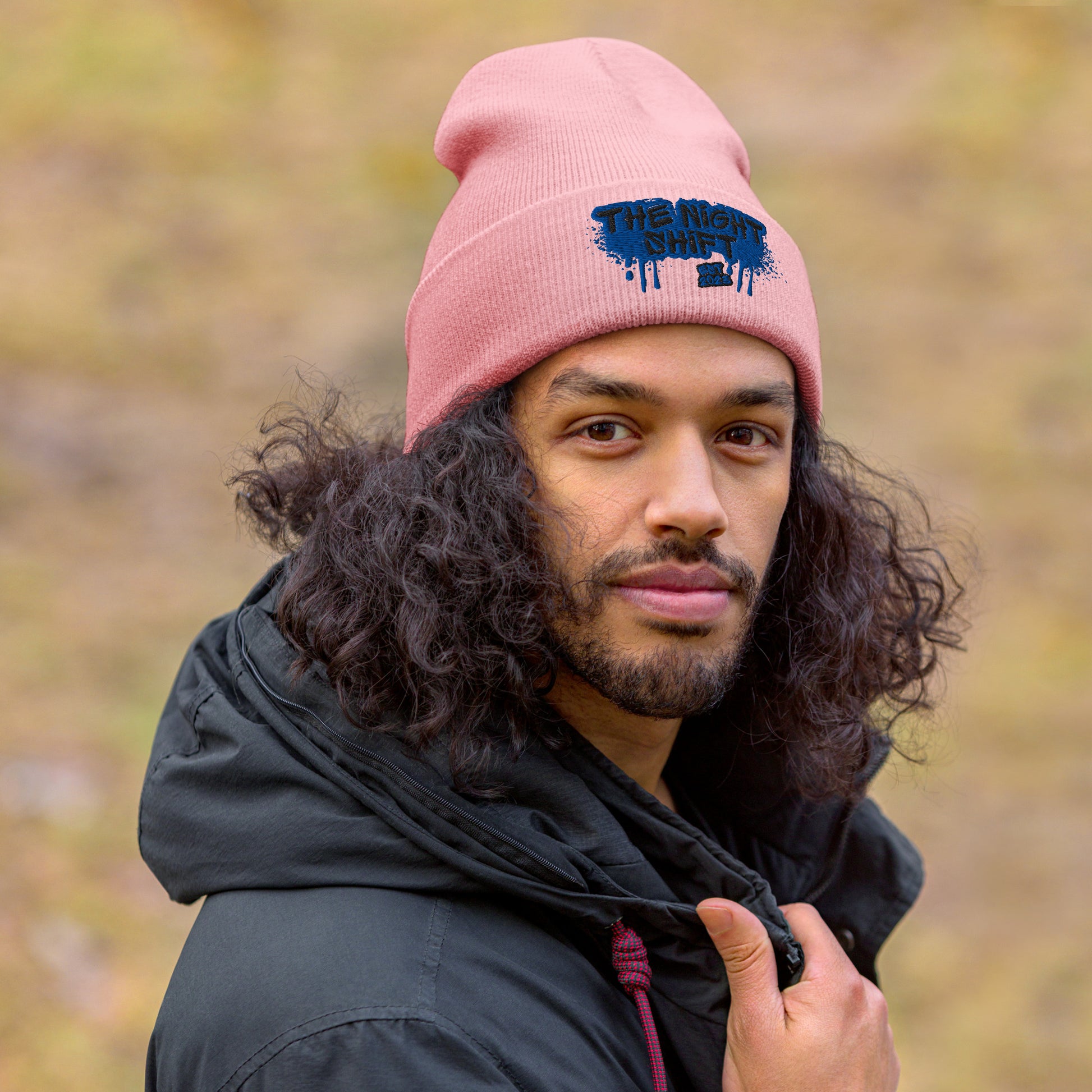 The Night Shift-Embroidered Cuffed Beanie The Night Shift Performance Street Gear by The Night Shift Automotive Apparel