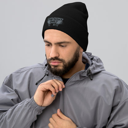 The Night Shift-Embroidered Cuffed Beanie The Night Shift Performance Street Gear by The Night Shift Automotive Apparel