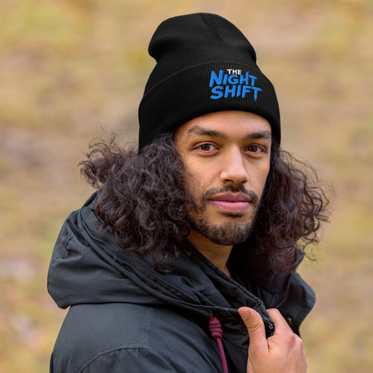 The Night Shift-Embroidered Cuffed Beanie The Night Shift Performance Street Gear by The Night Shift Automotive Apparel