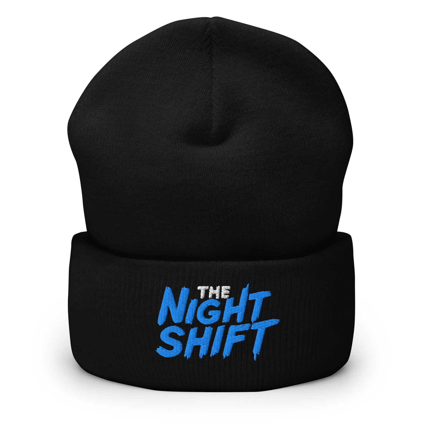 The Night Shift-Embroidered Cuffed Beanie The Night Shift Performance Street Gear by The Night Shift Automotive Apparel