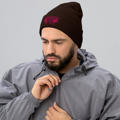 The Night Shift-Embroidered Cuffed Beanie The Night Shift Performance Street Gear by The Night Shift Automotive Apparel