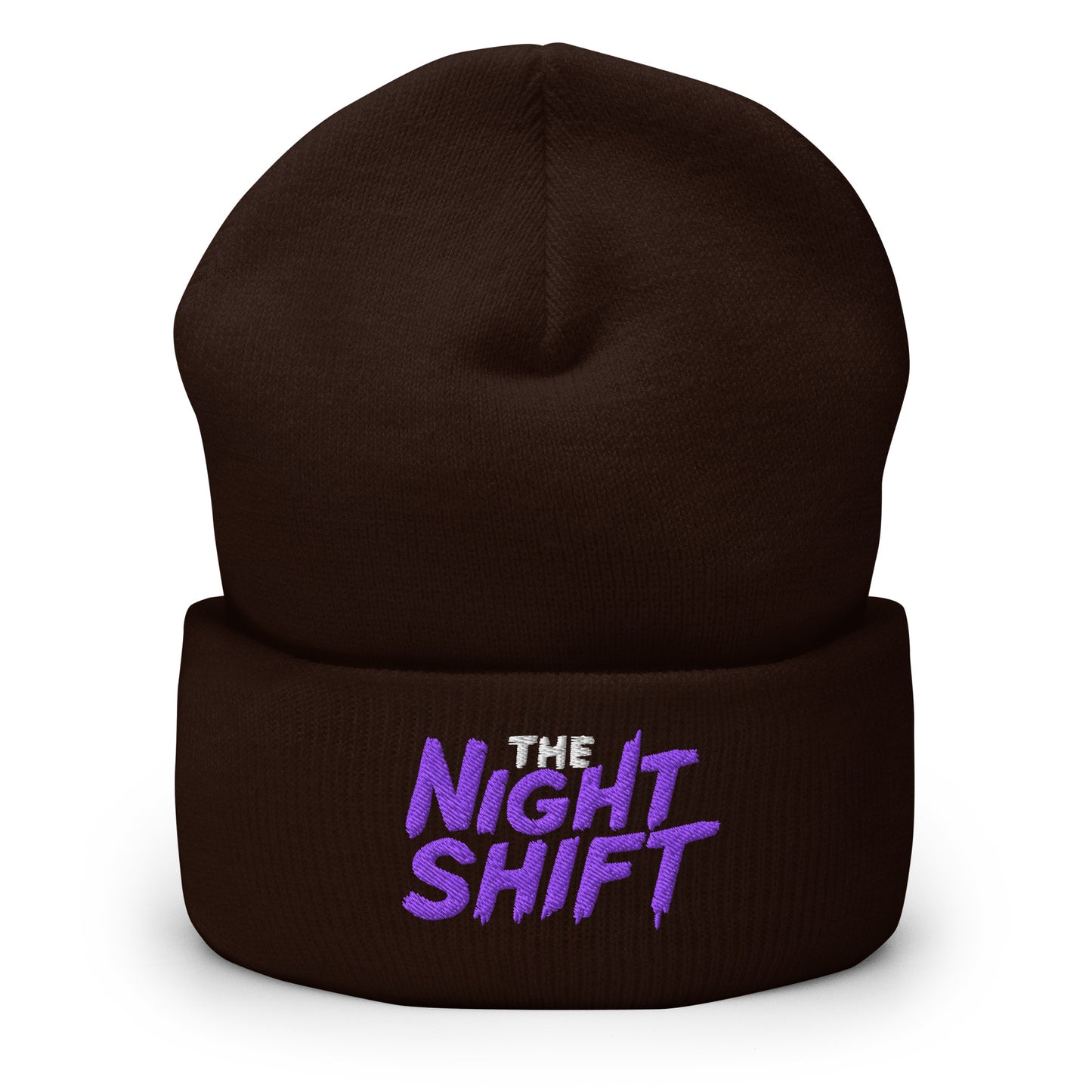 The Night Shift-Embroidered Cuffed Beanie The Night Shift Performance Street Gear by The Night Shift Automotive Apparel