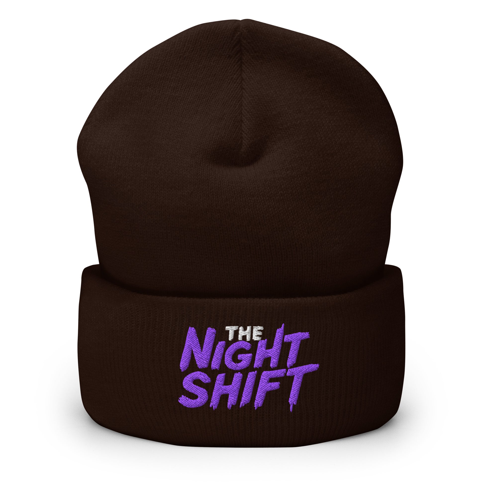The Night Shift-Embroidered Cuffed Beanie The Night Shift Performance Street Gear by The Night Shift Automotive Apparel