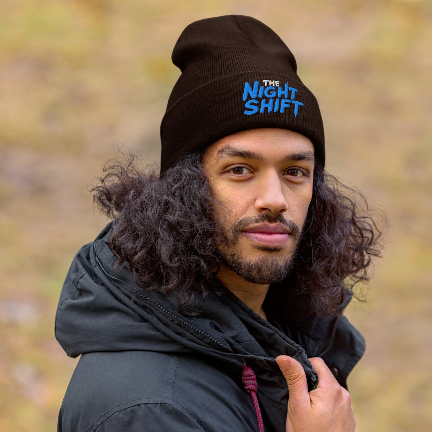The Night Shift-Embroidered Cuffed Beanie The Night Shift Performance Street Gear by The Night Shift Automotive Apparel