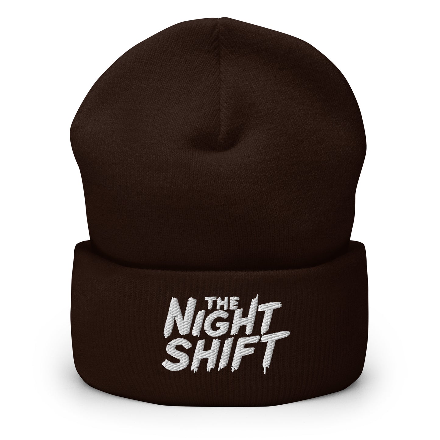 The Night Shift-Embroidered Cuffed Beanie The Night Shift Performance Street Gear by The Night Shift Automotive Apparel
