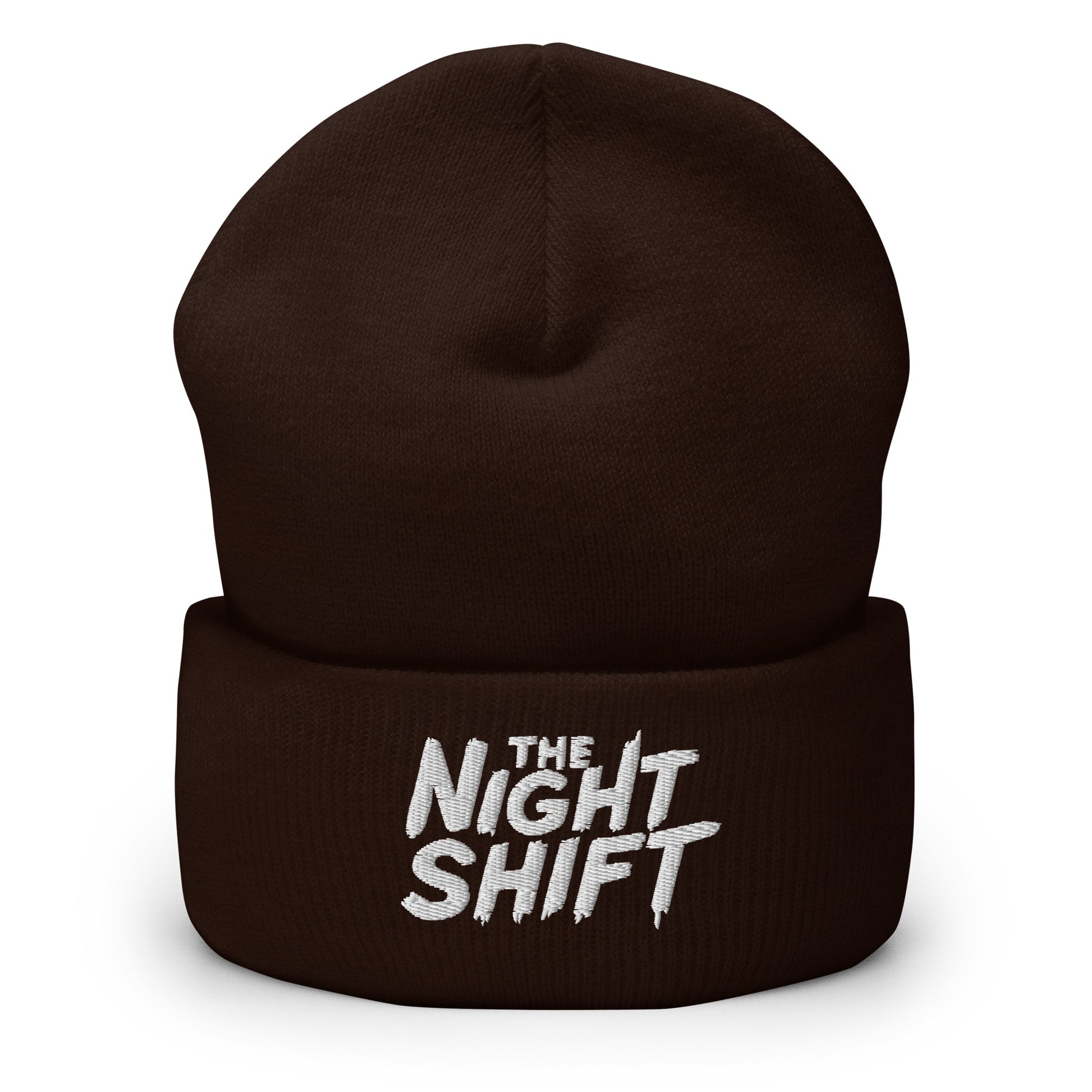 The Night Shift-Embroidered Cuffed Beanie The Night Shift Performance Street Gear by The Night Shift Automotive Apparel
